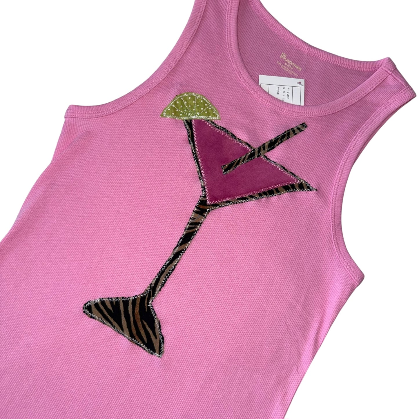 Just a Girl-Pink/Animal Print Martini (M)