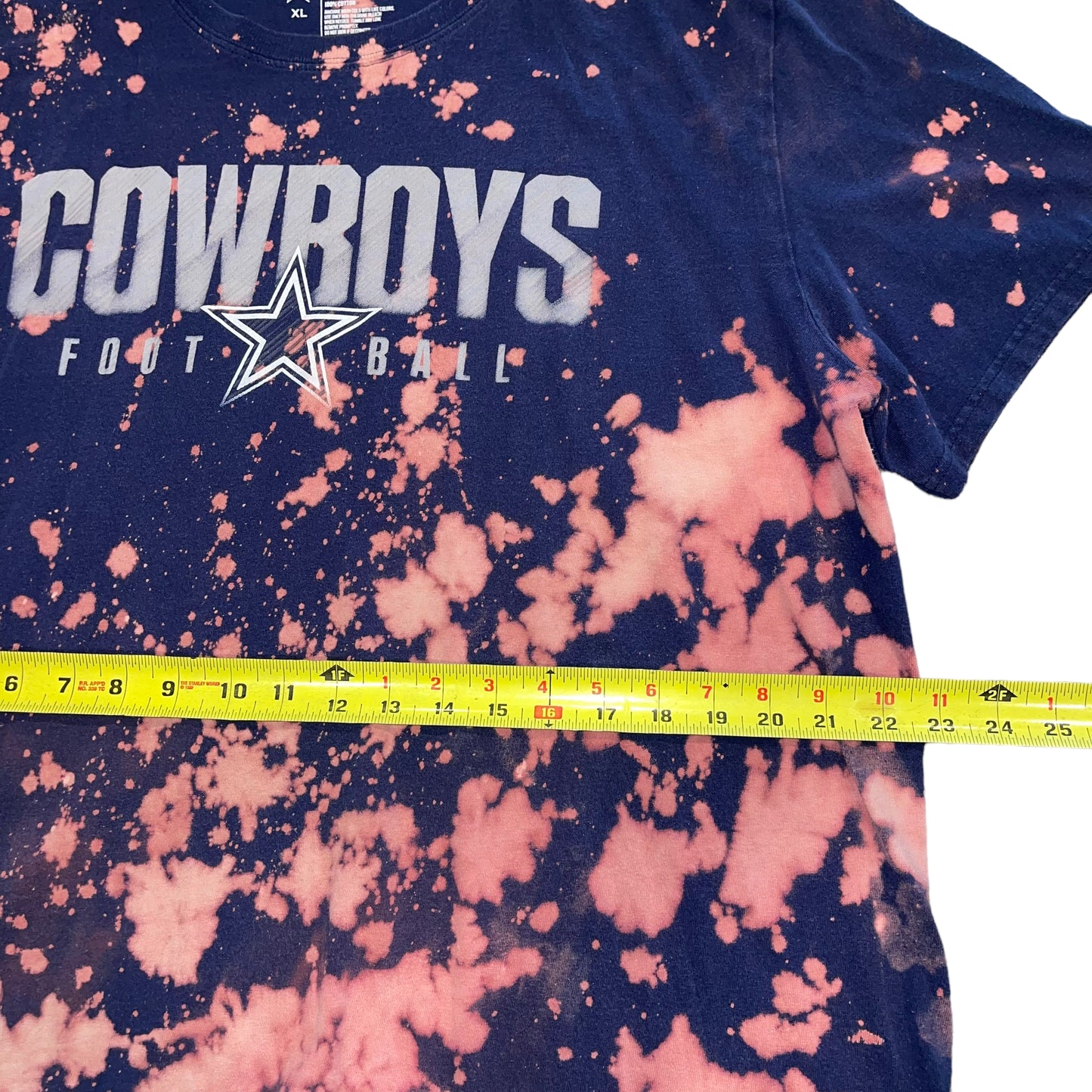 Dallas Cowboys Bleach Tee (XL)