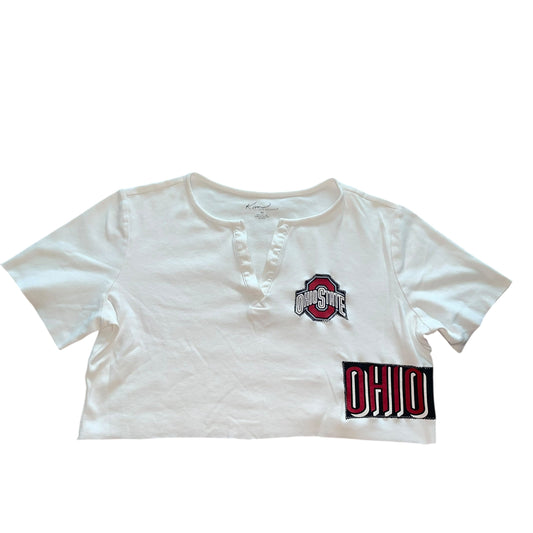 Ohio State Upcycled Patchwork Crop (M)