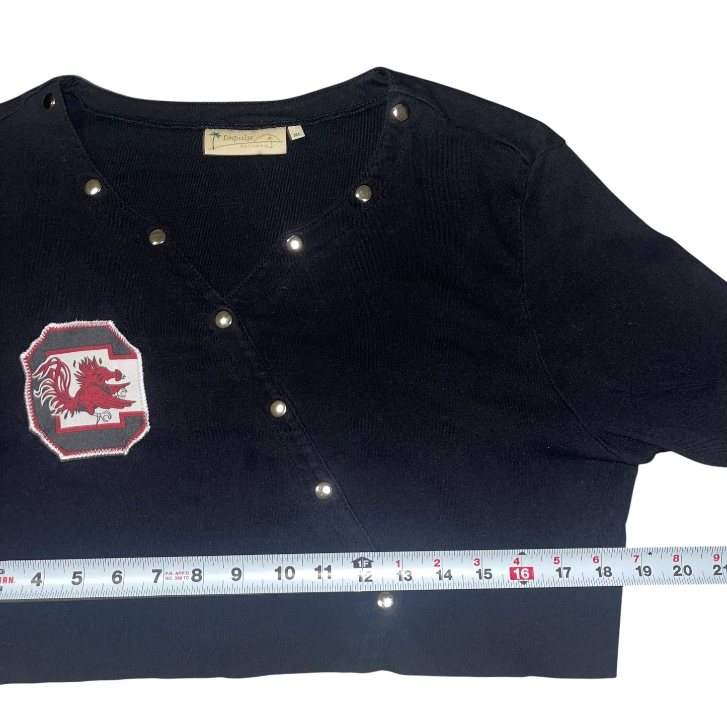 USC South Carolina Upcycled Permanent Snap Crop (L/XL)