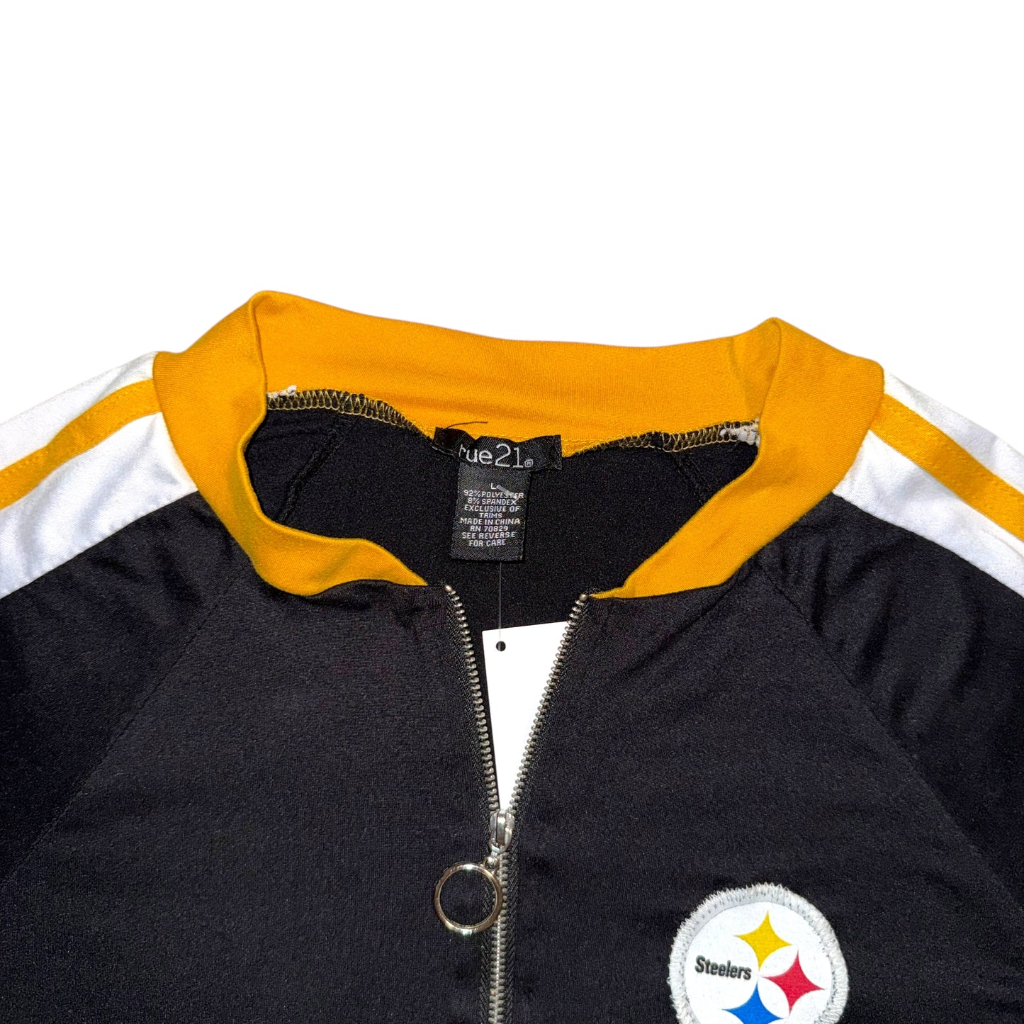 Pittsburgh Steelers Upcycled Zip Top (M/L)