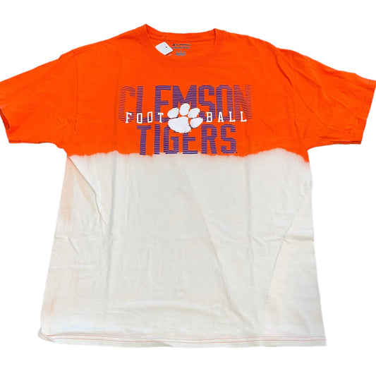 Clemson Split Bleach Tee (L)
