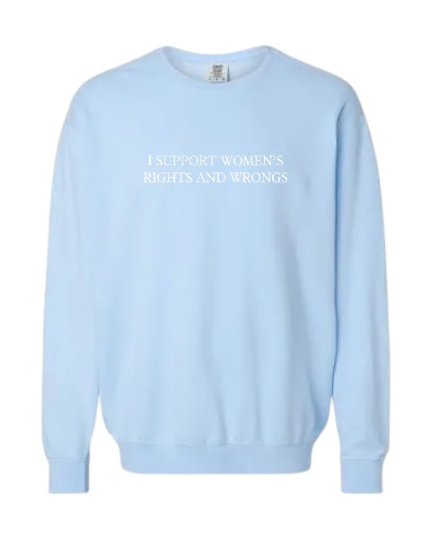 T-SHIRT BAR - Women’s Rights Crew Neck Sweatshirt