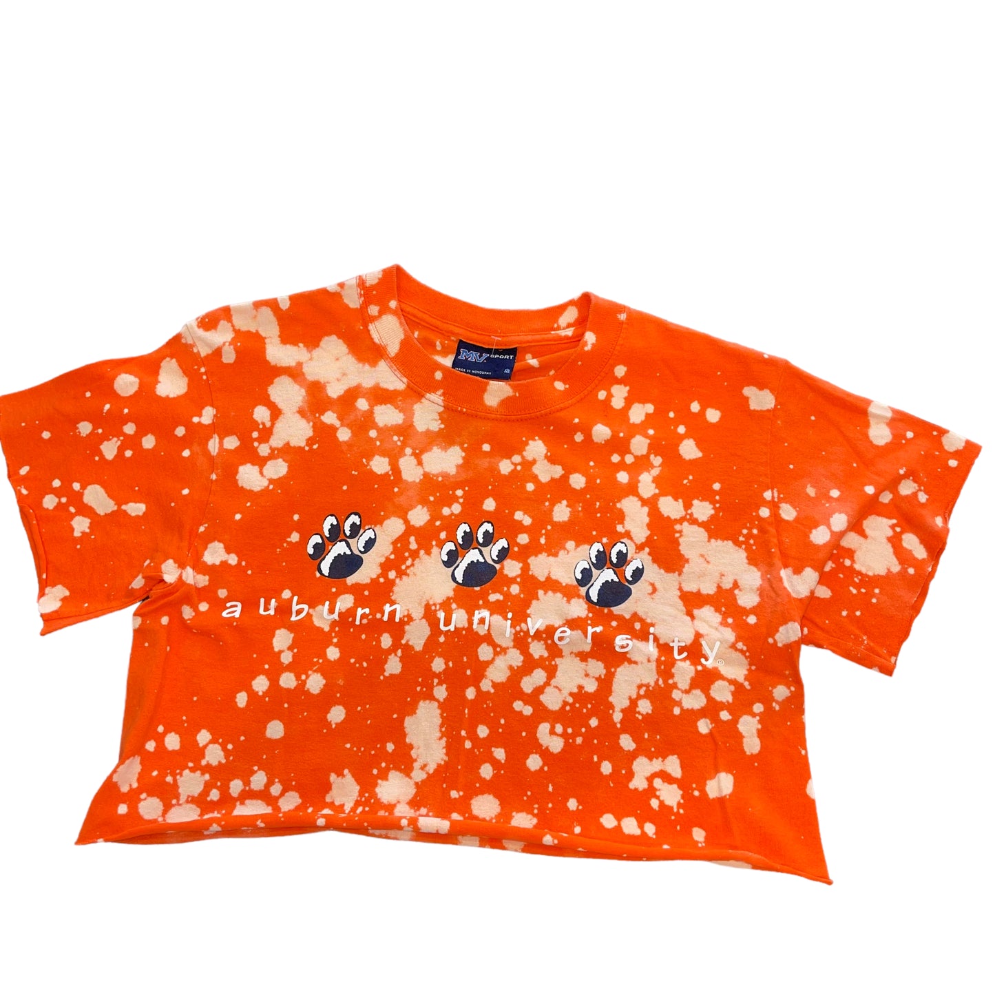 Auburn Bleach Splatter Crop (S)