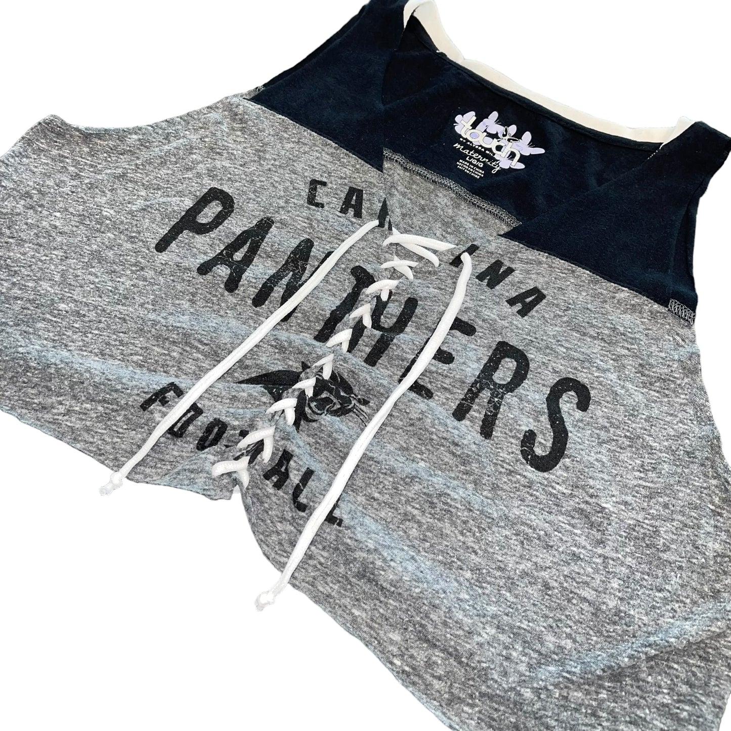 Carolina Panthers Lace up Tank (L)