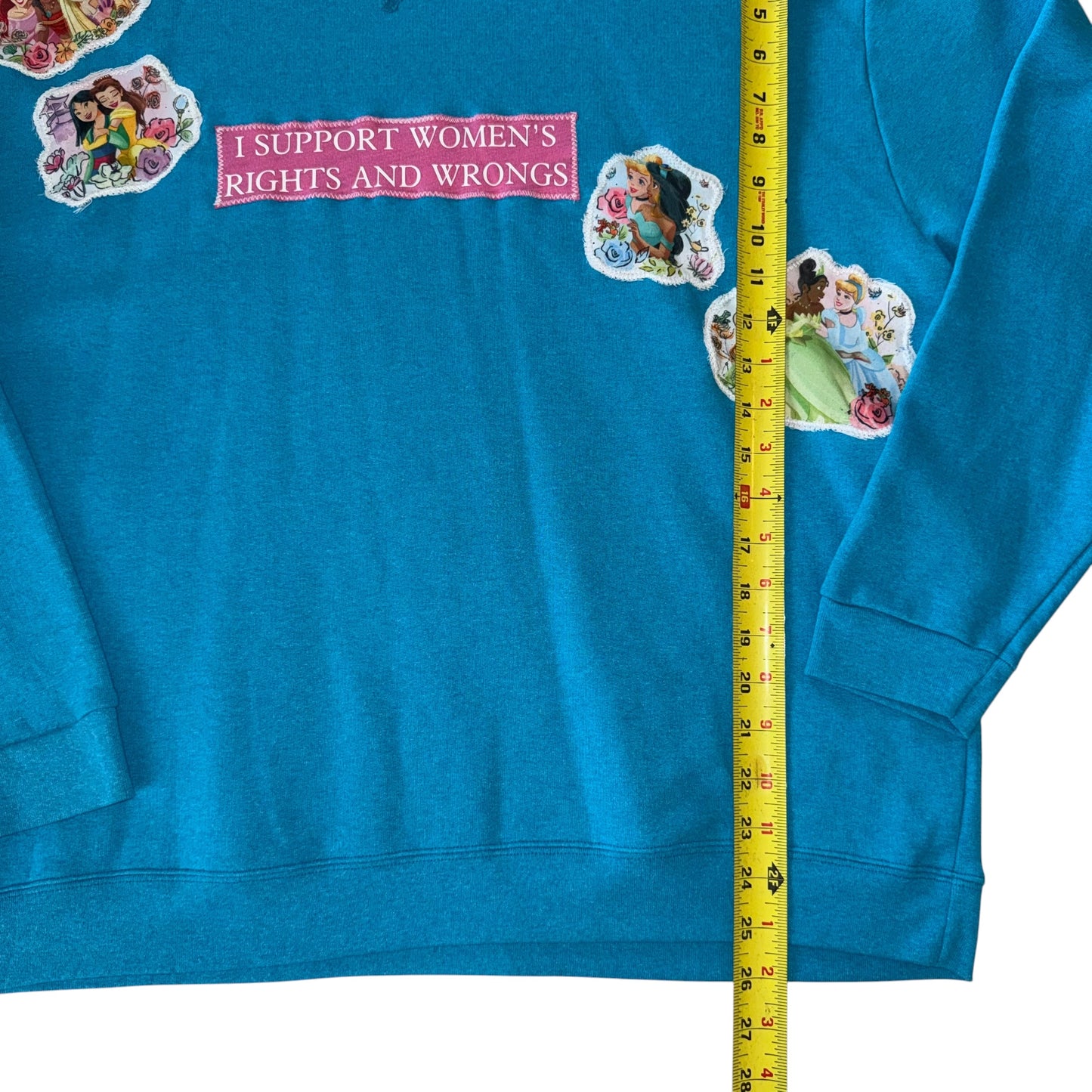 Just a Girl - Princess Rights Blue Crew (2XL)