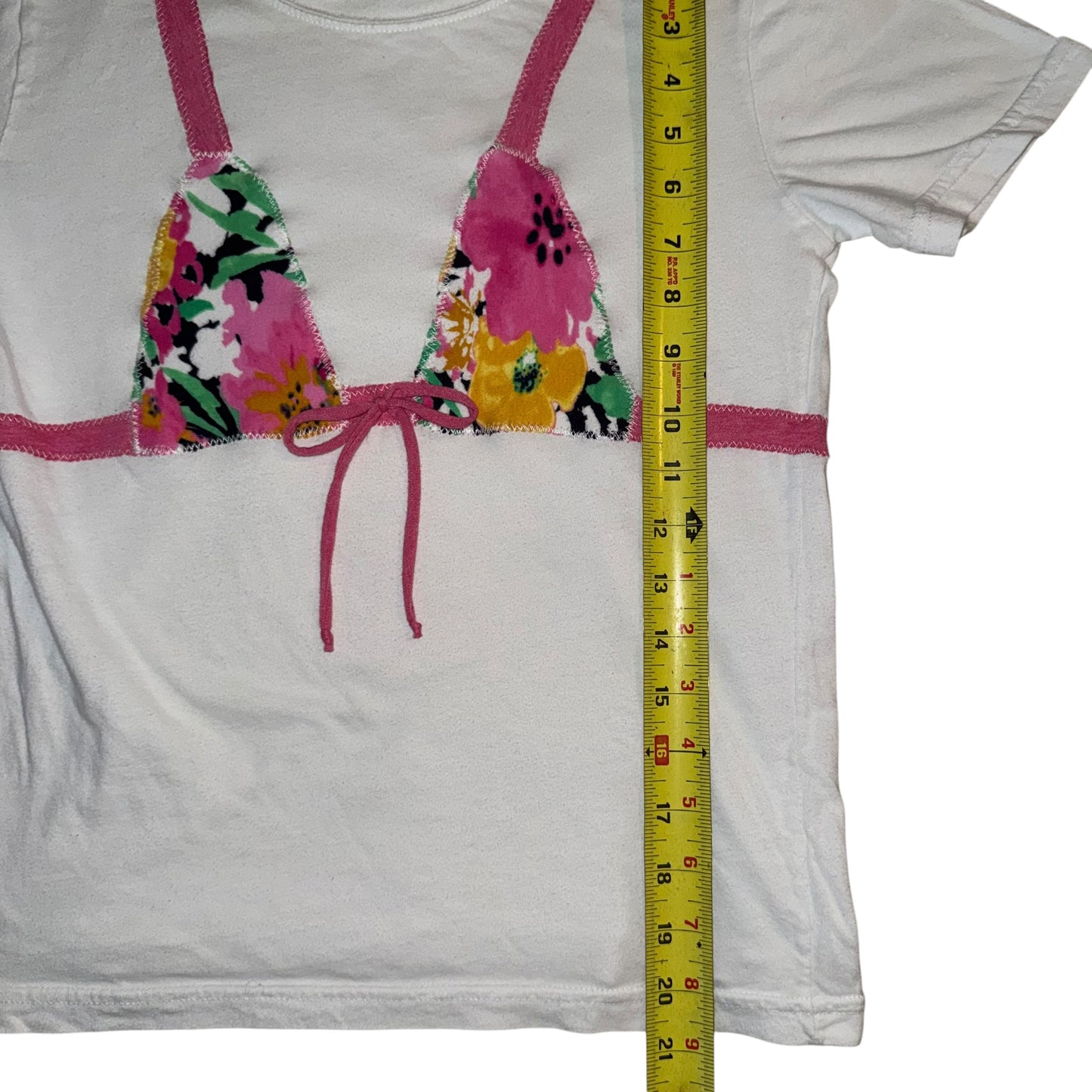 Earthbound - Funky Floral Bikini Tee (YL/AXS)
