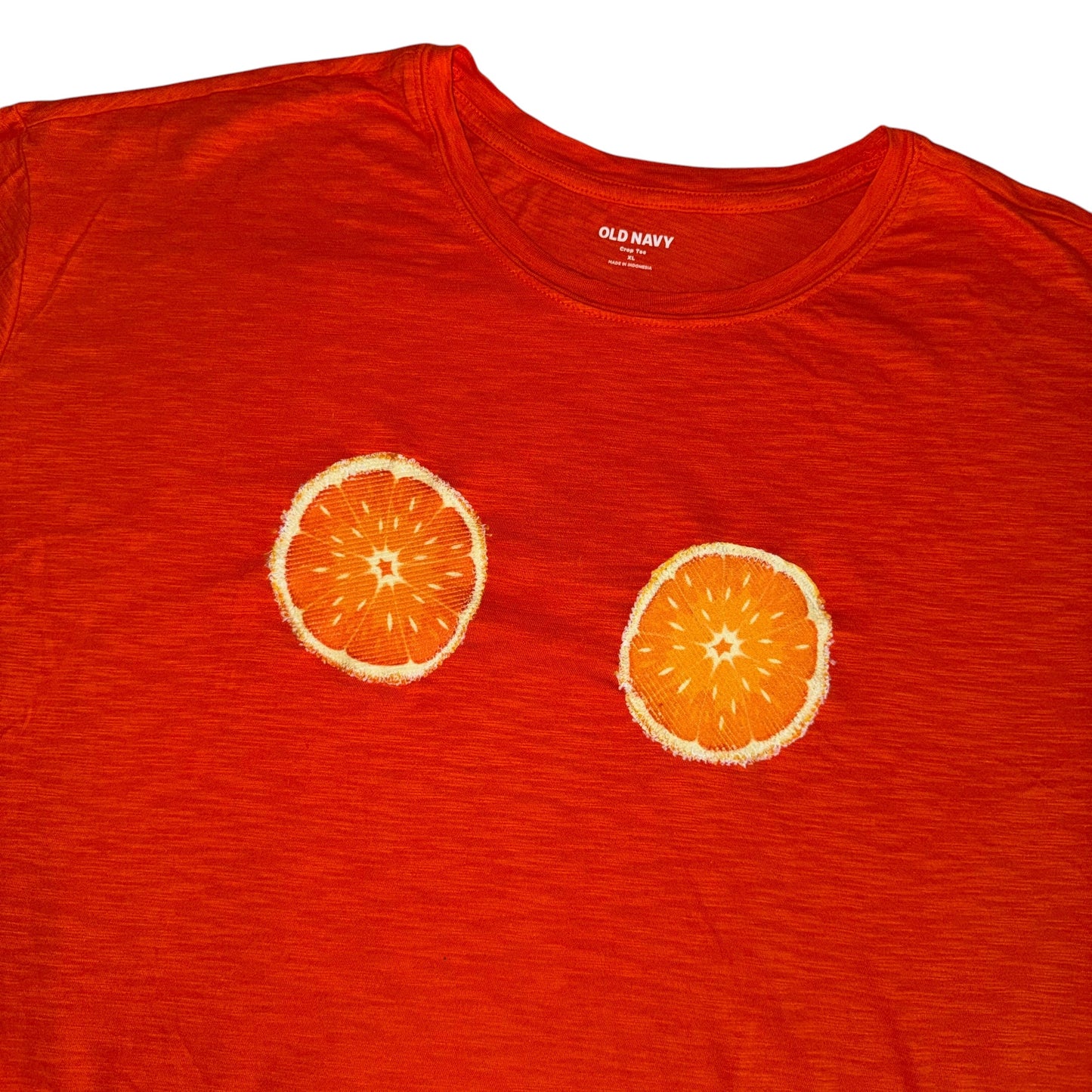 PRIDE - Double Orange Crop Tee (XL)