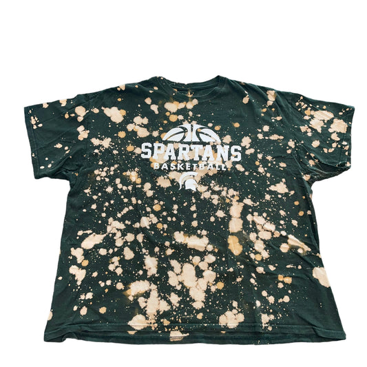 Michigan State Basketball Bleach Tee (XL)