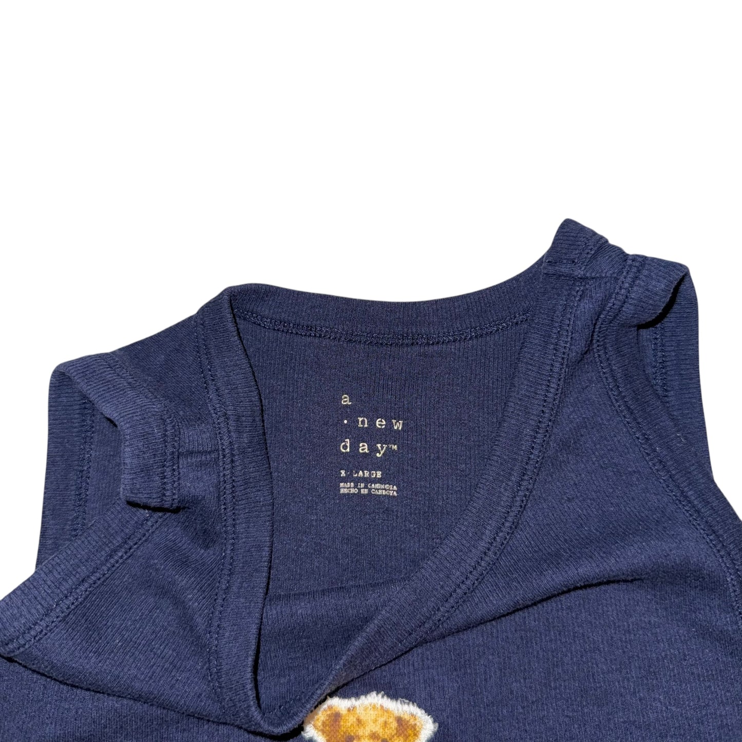 Chicago Bears Upcycled Bear Blue Tank (L/XL)