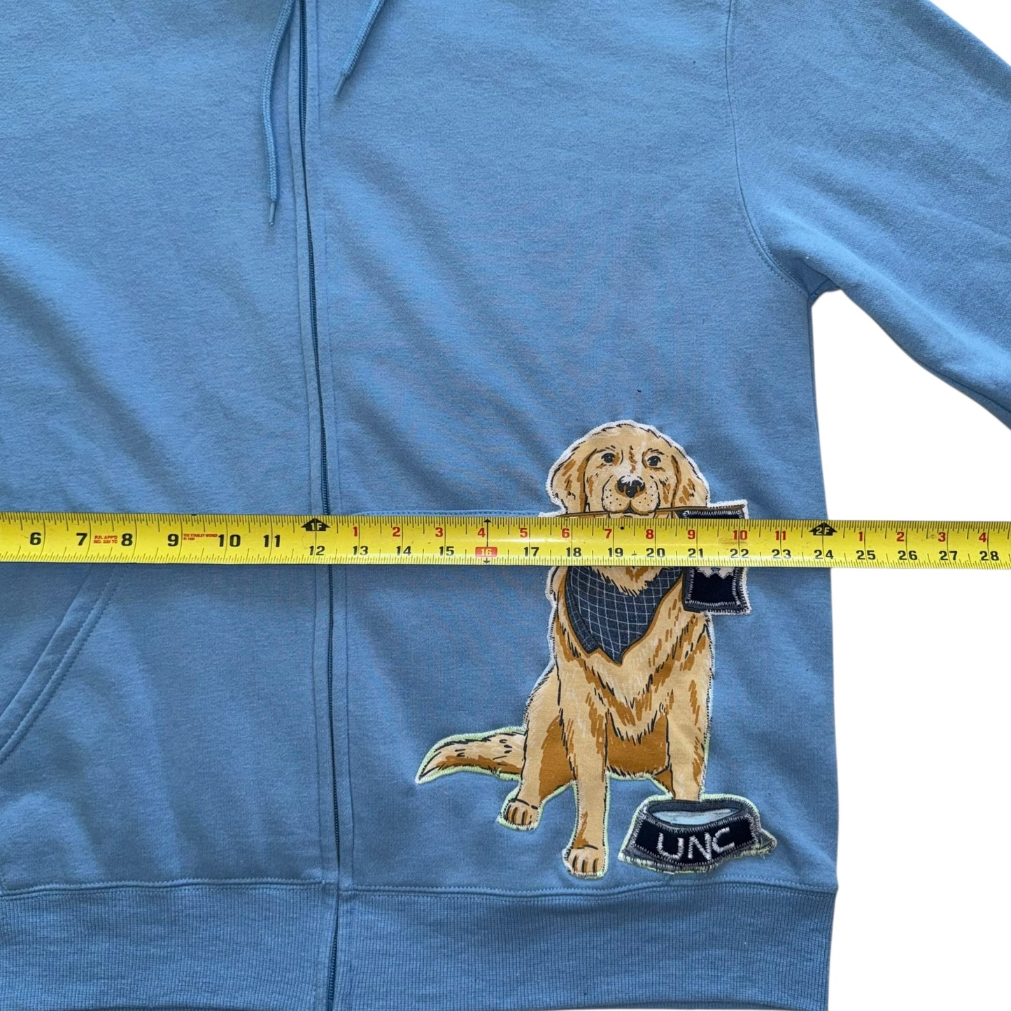 UNC North Carolina Reworked Dog Hoodie (XL)