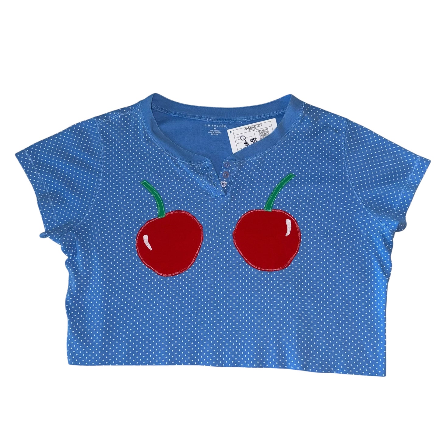 PRIDE - Double Cherry Blue Polka Dot (XL)