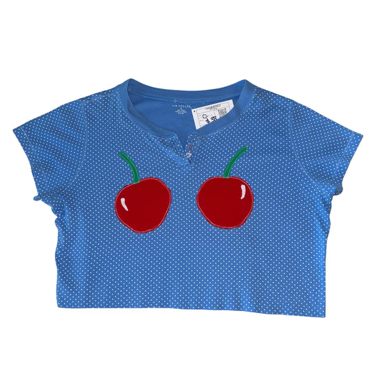 PRIDE - Double Cherry Blue Polka Dot (XL)