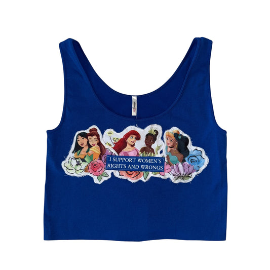 Just a Girl - Princess Besties Blue Tank (M/L)