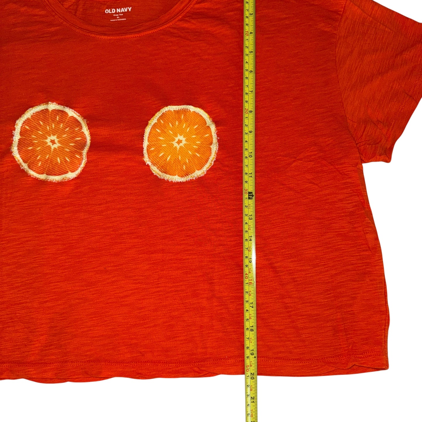 PRIDE - Double Orange Crop Tee (XL)