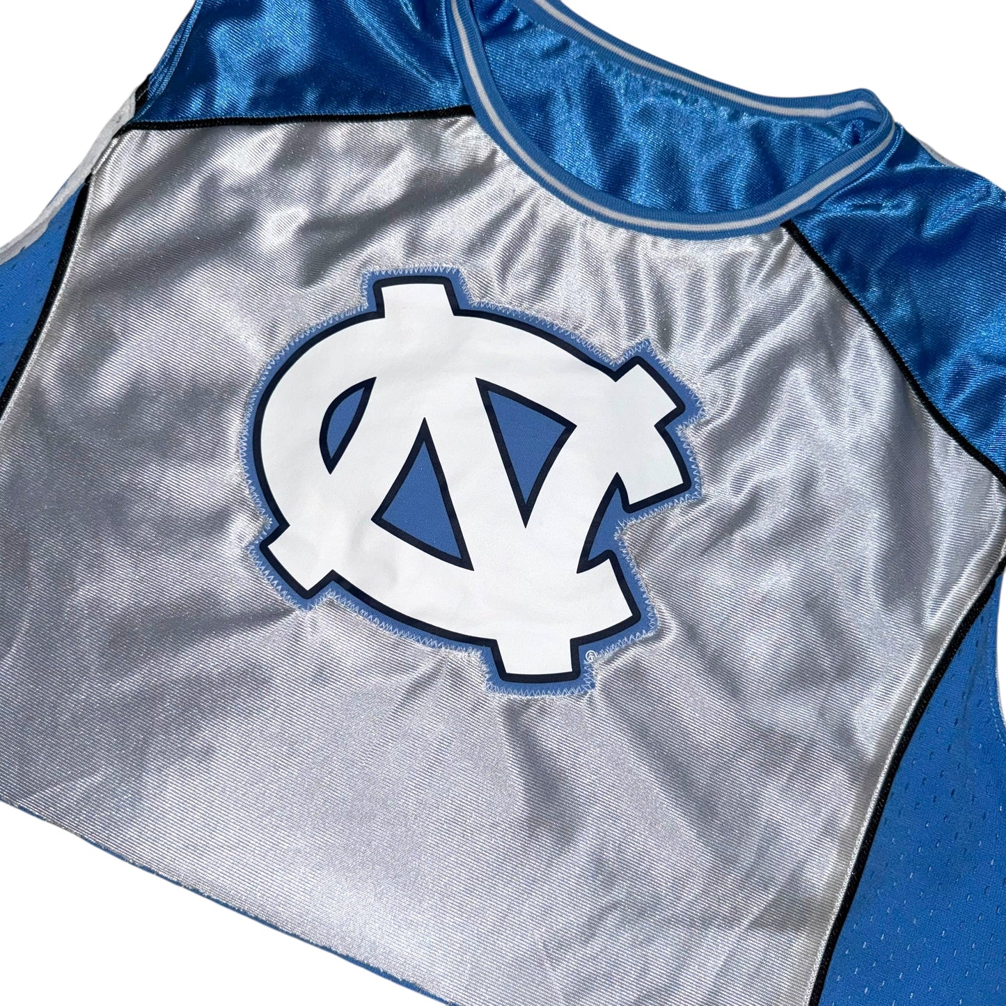UNC North Carolina Reworked Reversible Jersey Crop (L)