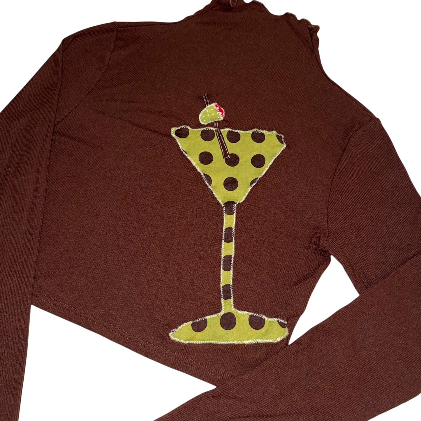 Just a Girl - Polka Dot Tini Mockneck (M)