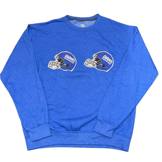 New York Giants Upcycled Double Logo Sweatshirt (M)