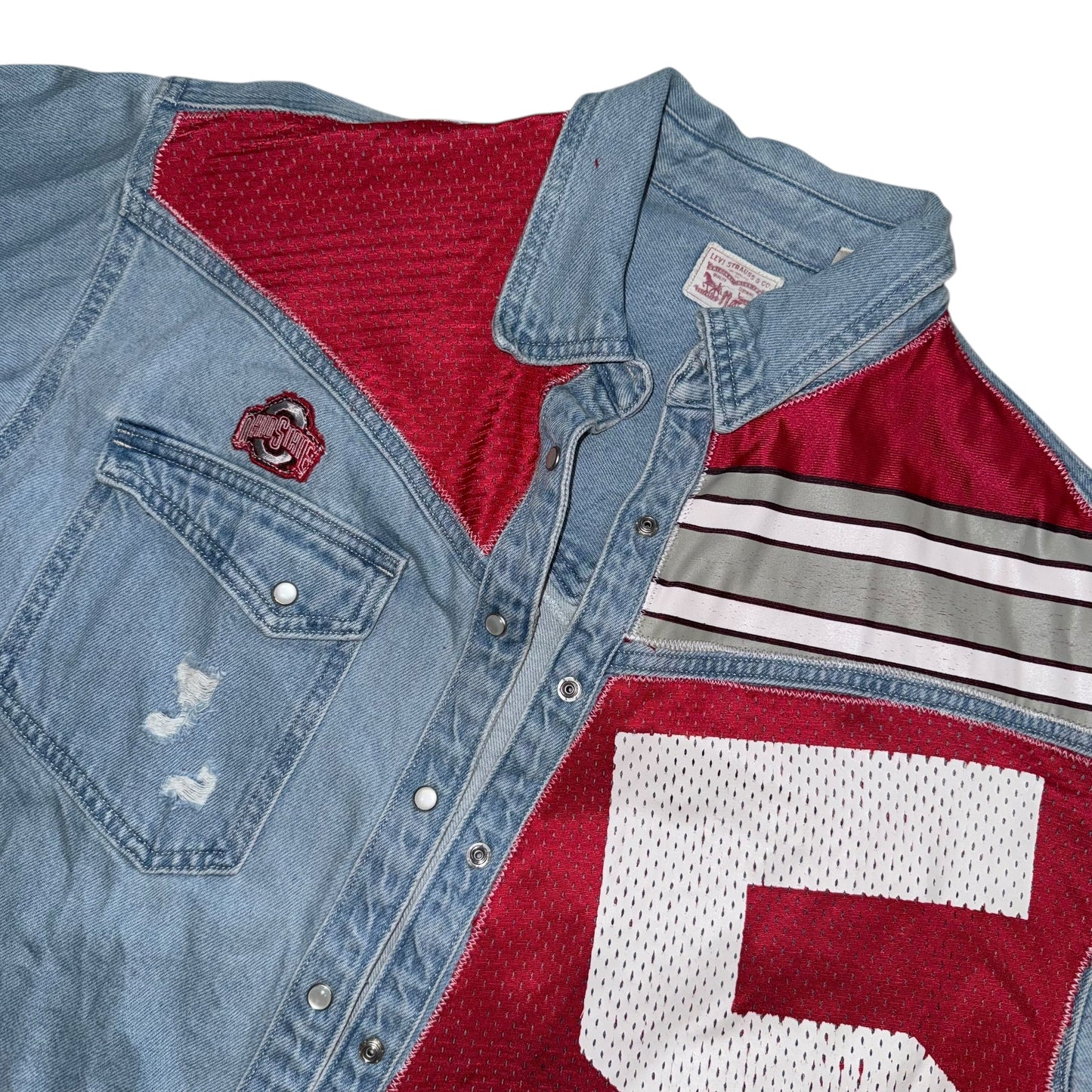 Ohio State Reworked Jersey Jacket (M/L)