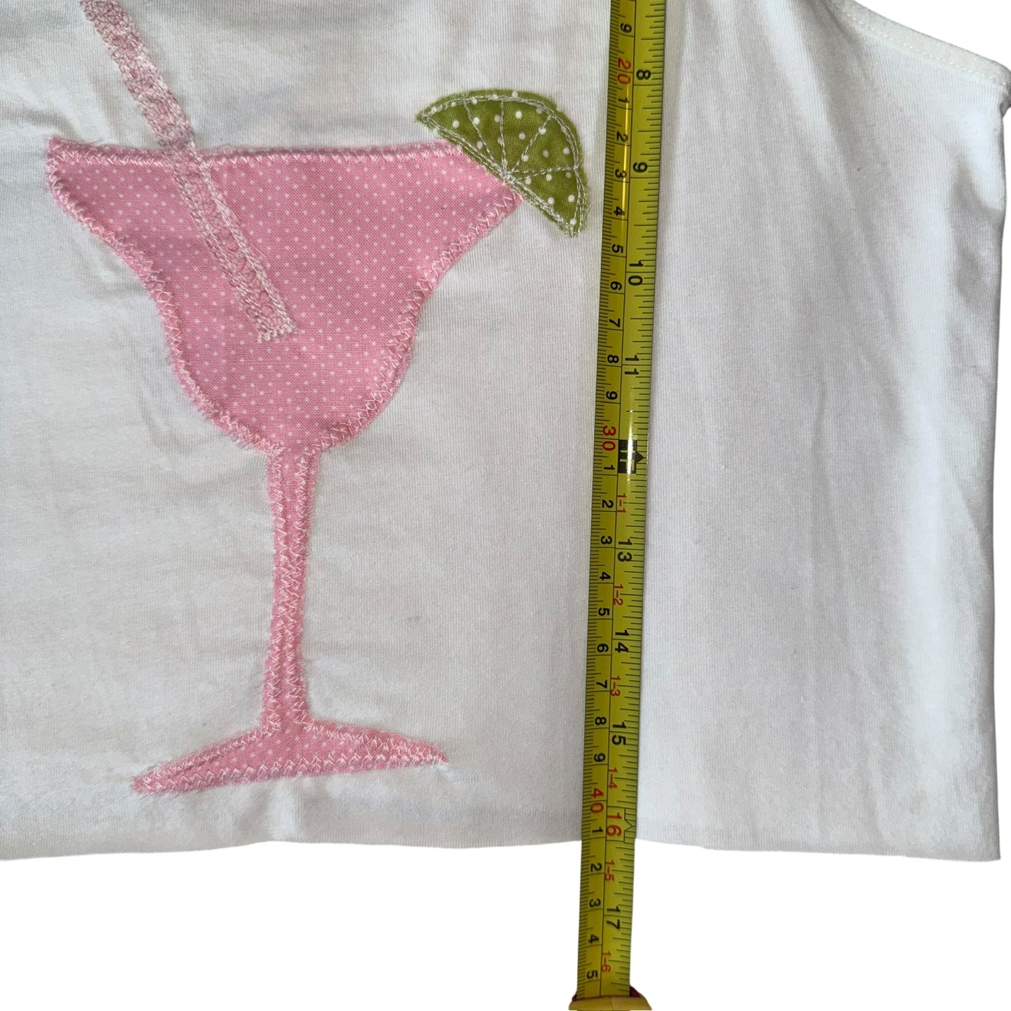 Just a Girl-Pink Martini Tank (M)