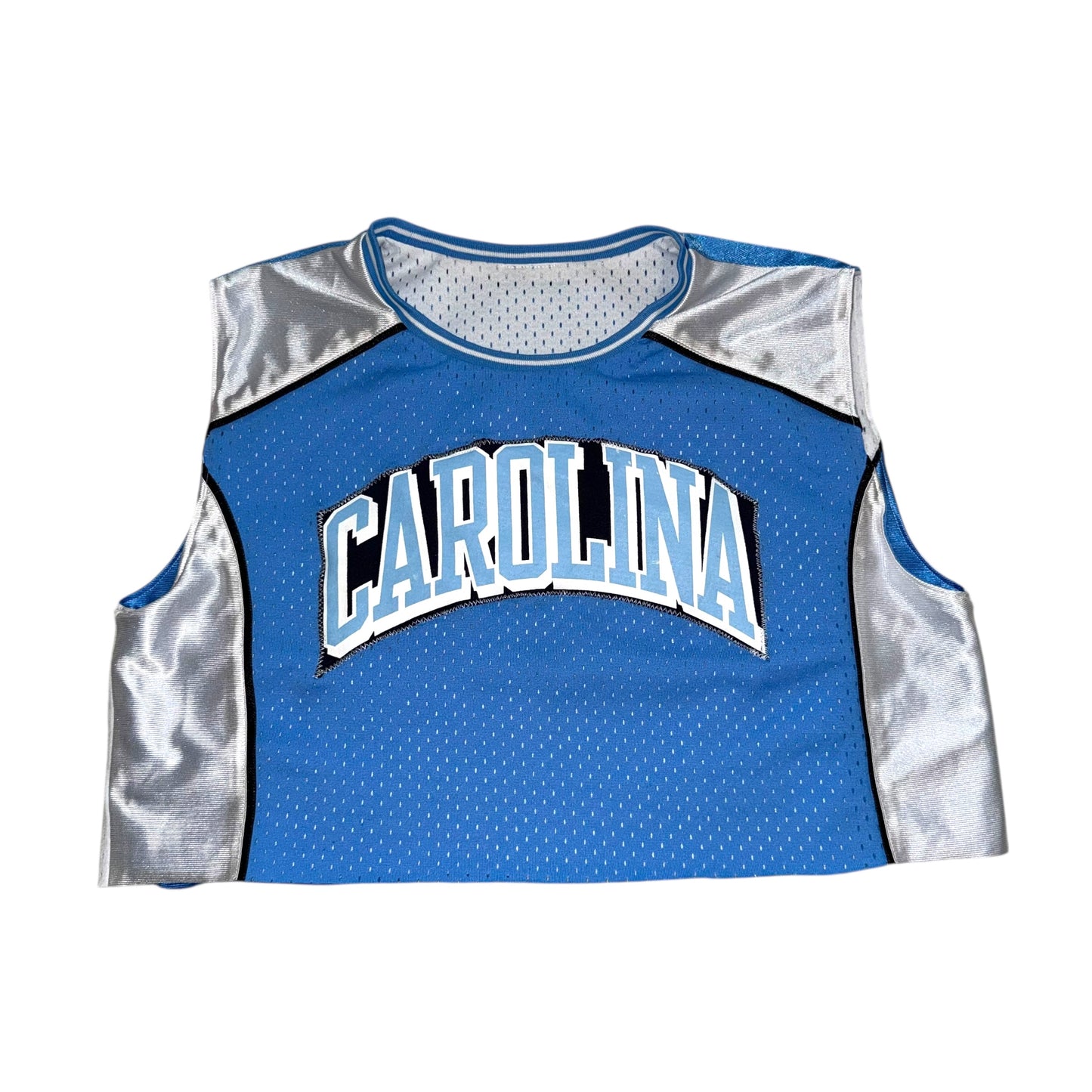 UNC North Carolina Reworked Reversible Jersey Crop (L)