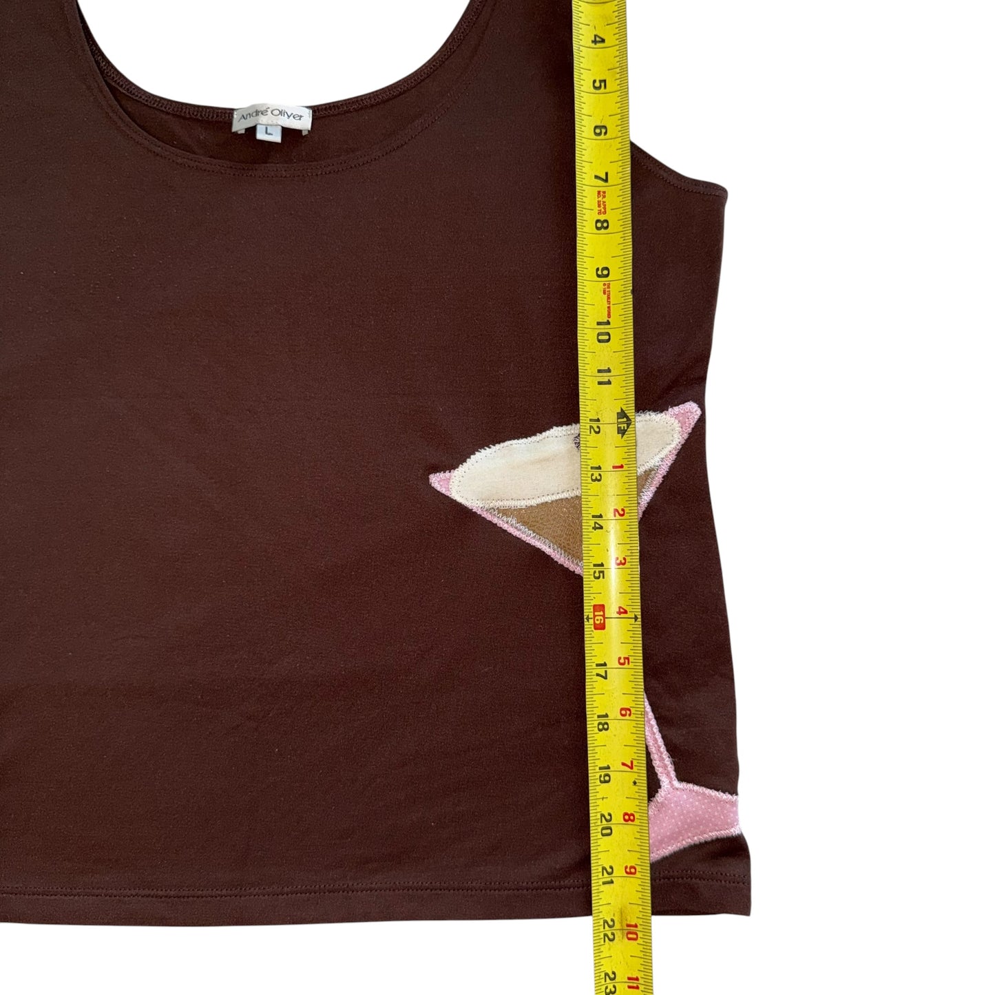 Just a Girl - Espresso Martini Pink Glass Tank (L)