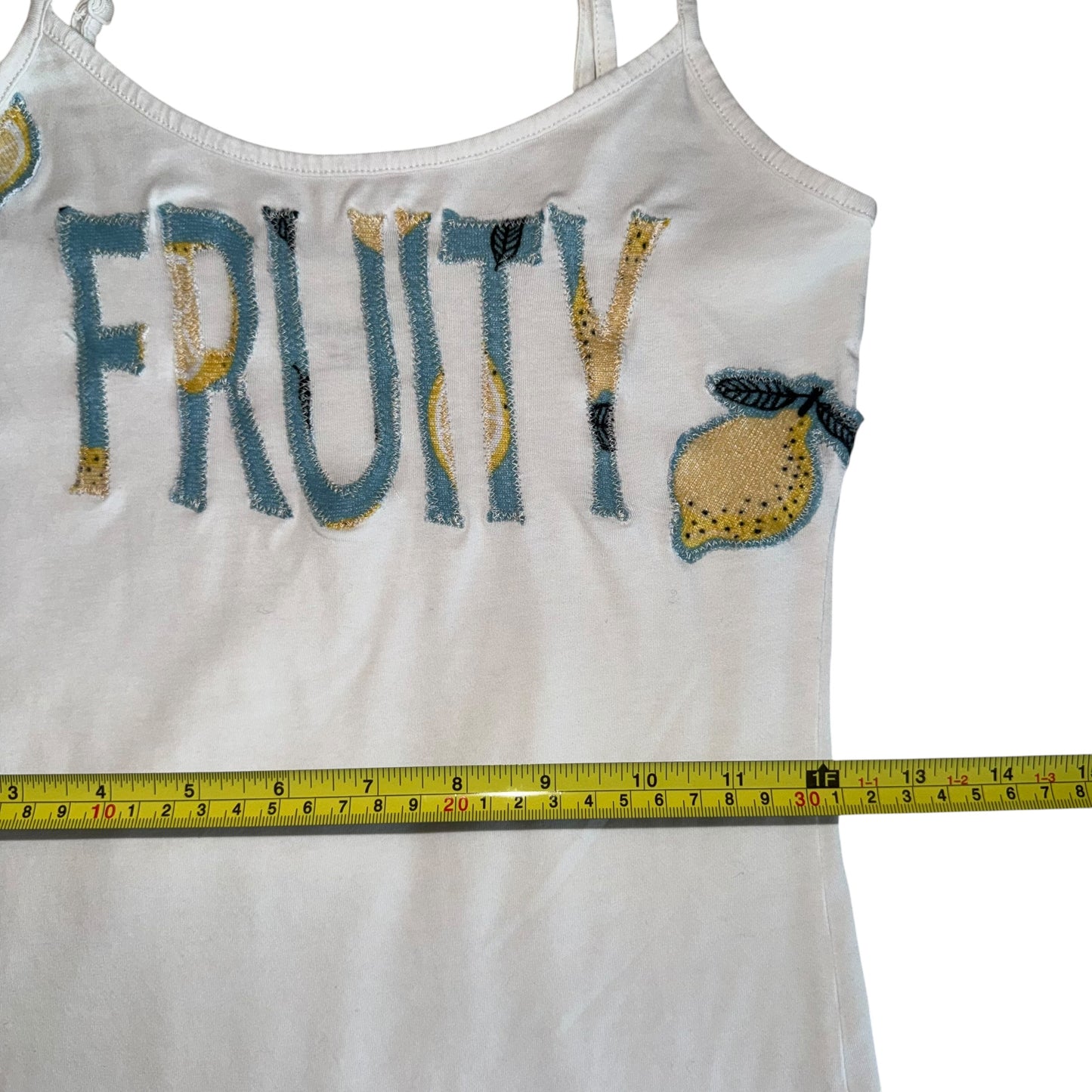 PRIDE - Fruity Lemons White Tank (XS)