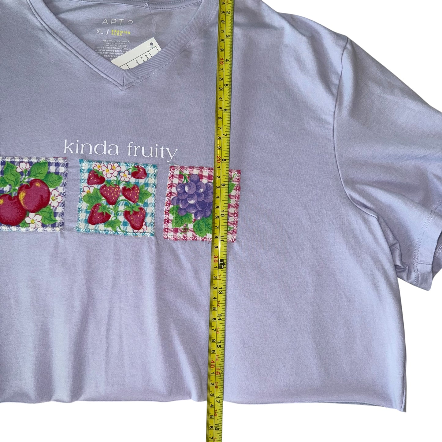 PRIDE - Kinda Fruity V-Neck Crop (XL)