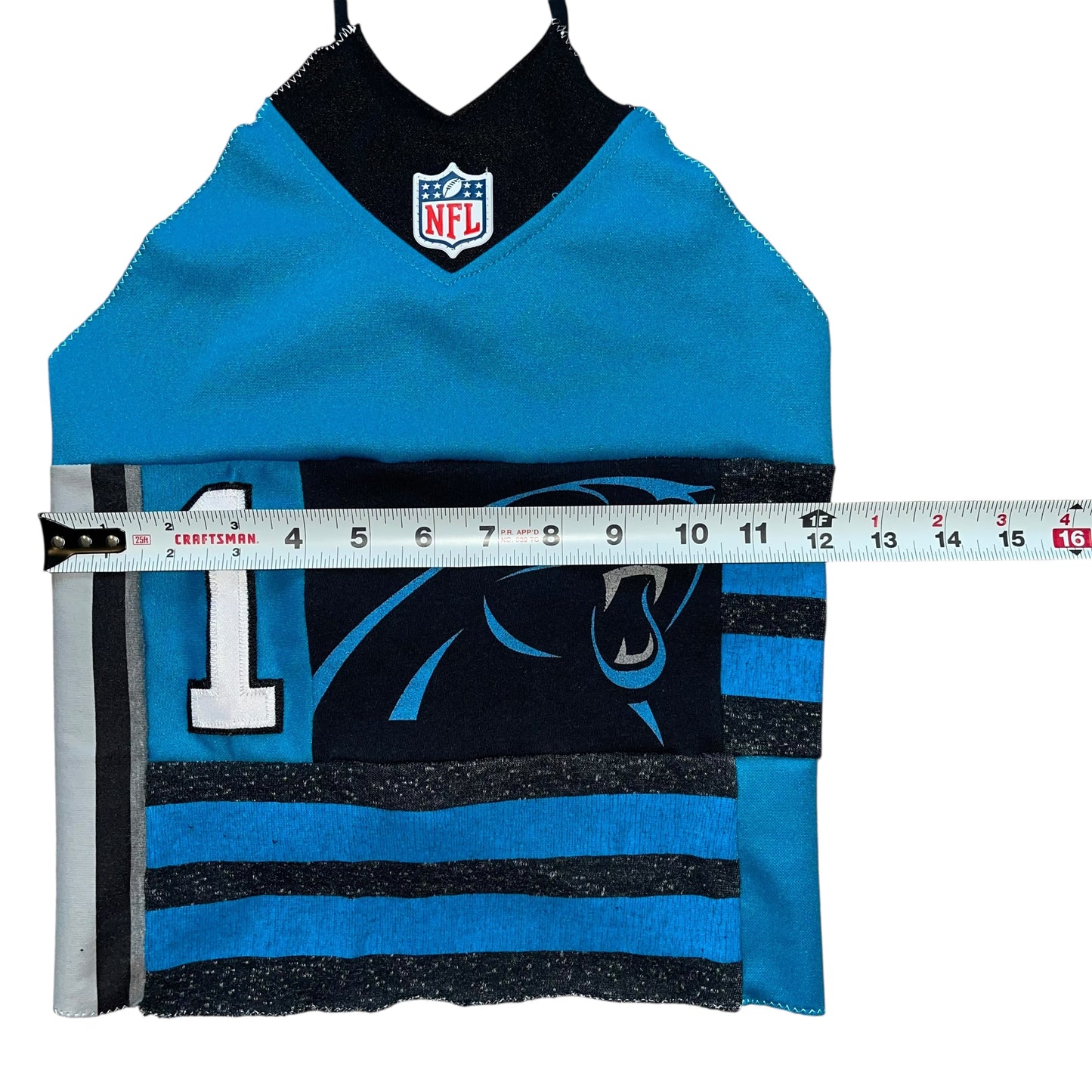 Carolina Panthers Reworked Halter Top (OS)