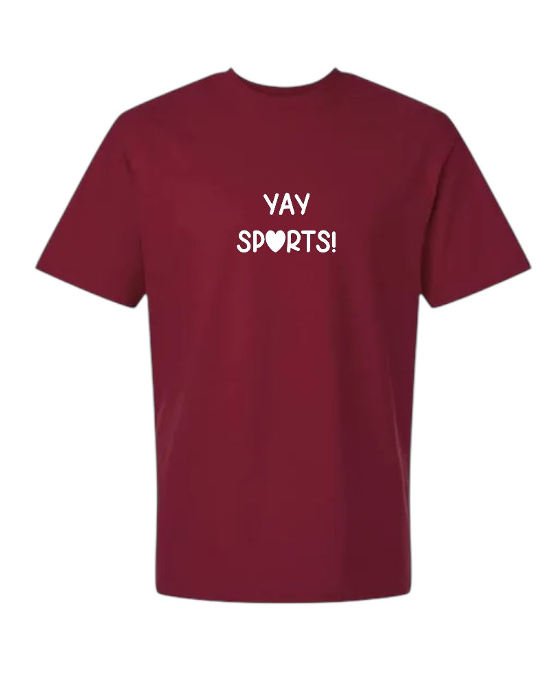 T-SHIRT BAR - Yay Sports! Custom Tee