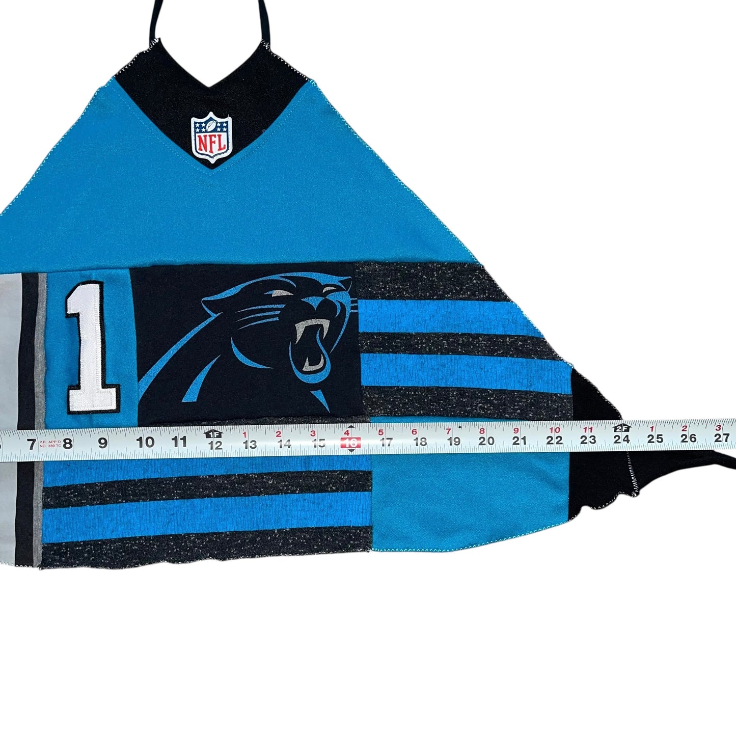 Carolina Panthers Reworked Halter Top (OS)