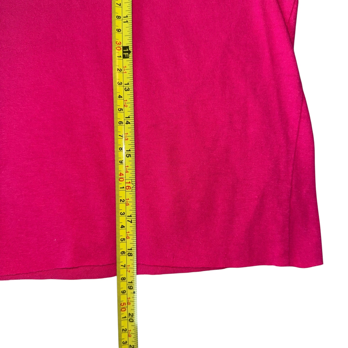 PRIDE - Not Gay But Supportive Pink Crop (M)