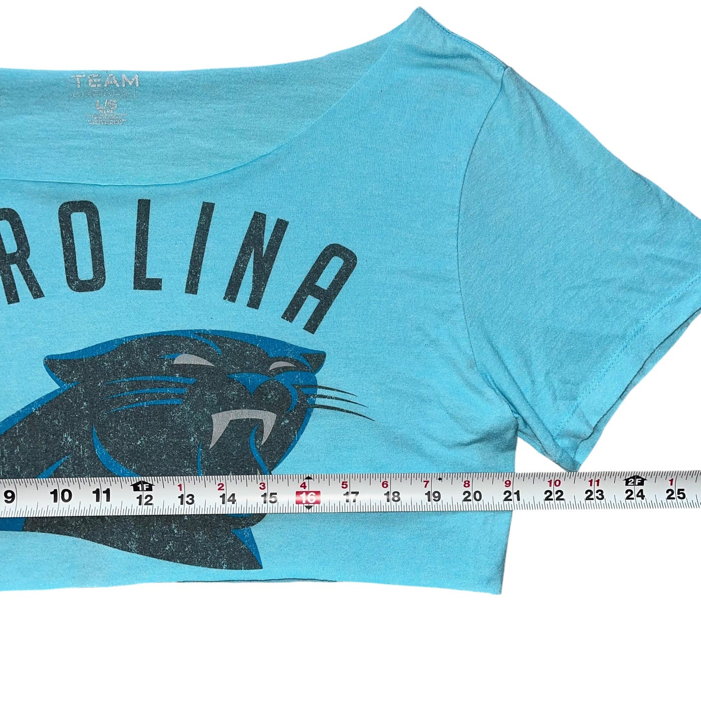Carolina Panthers Off The Shoulder Crop (L)