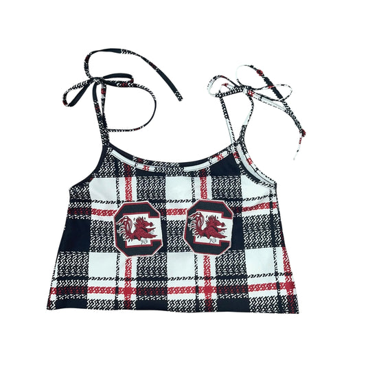 USC South Carolina Upcycled Plaid Double Logo (XS/S)