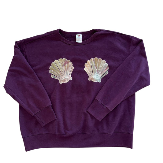 Earthbound - Double Sea Shell Purple Pullover (L)