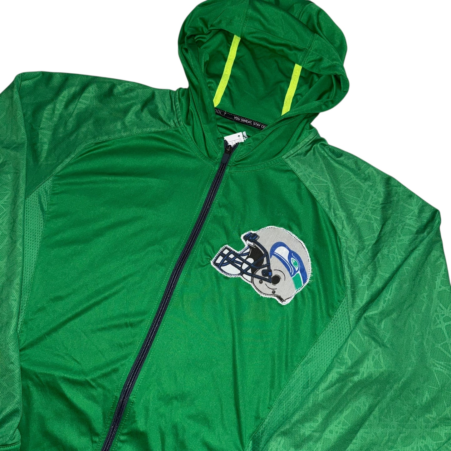 Seattle Seahawks Customized Adidas Track Jacket (XL)