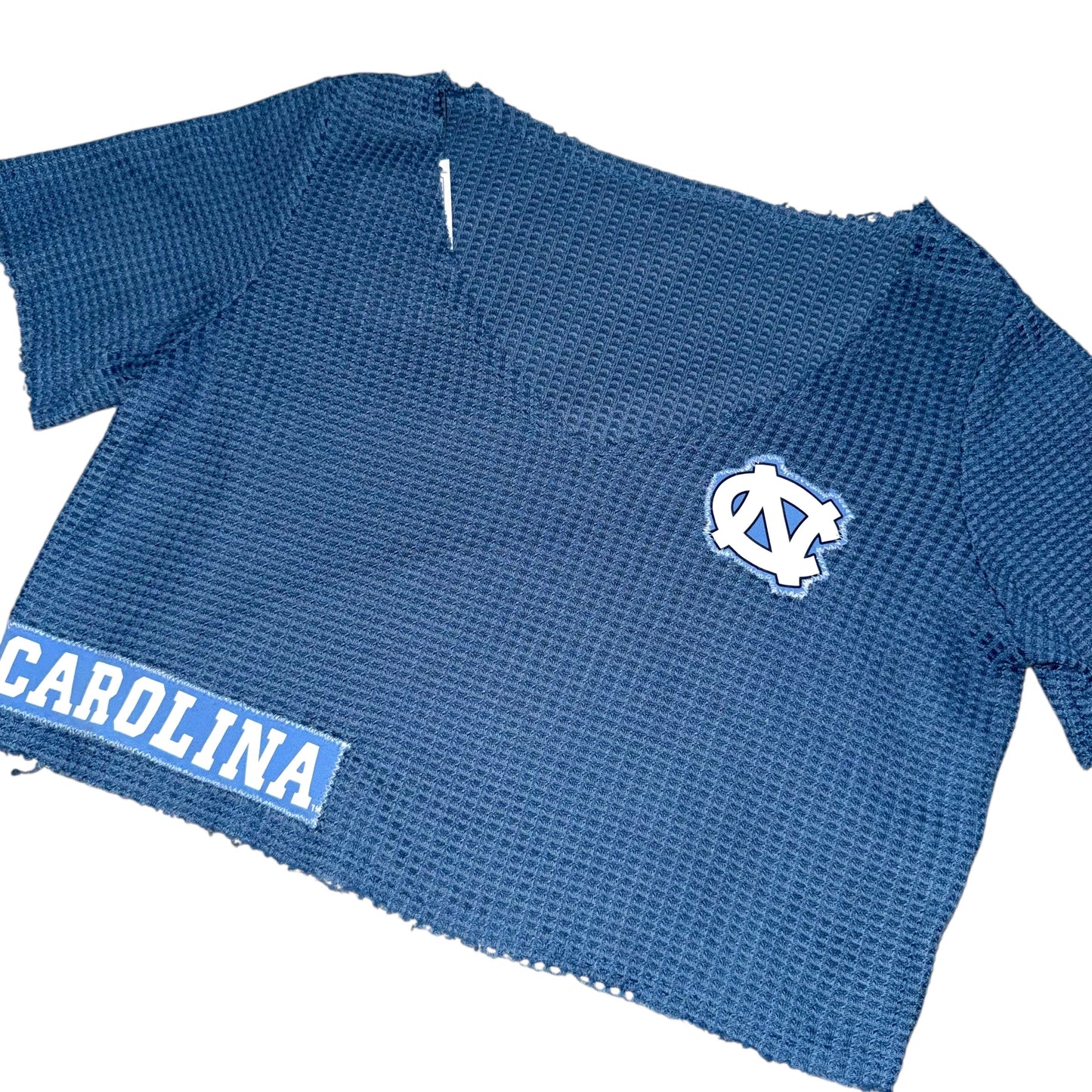 UNC North Carolina Upcycled Waffle Crop (M)