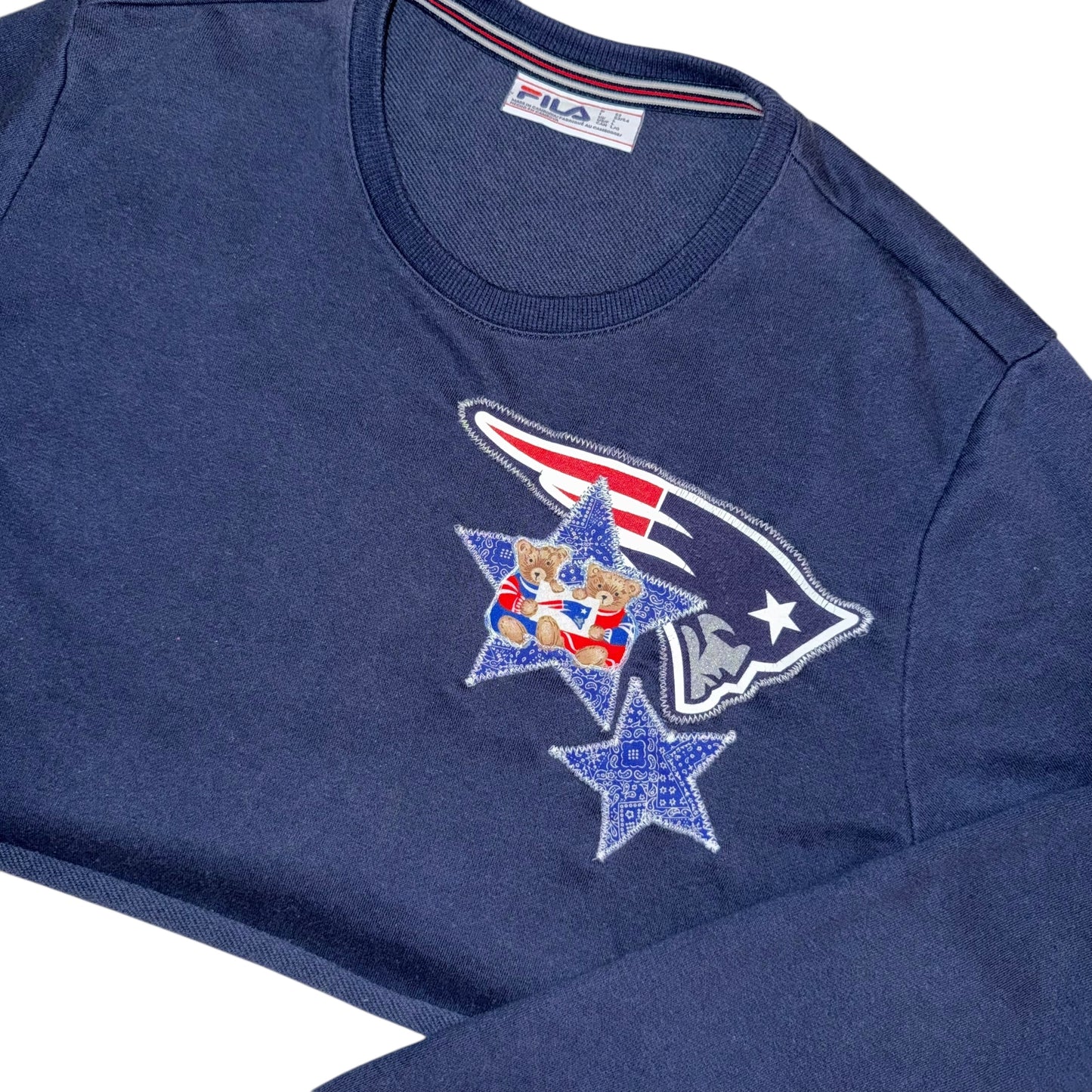 New England Patriots Reworked Bear Crop (L)