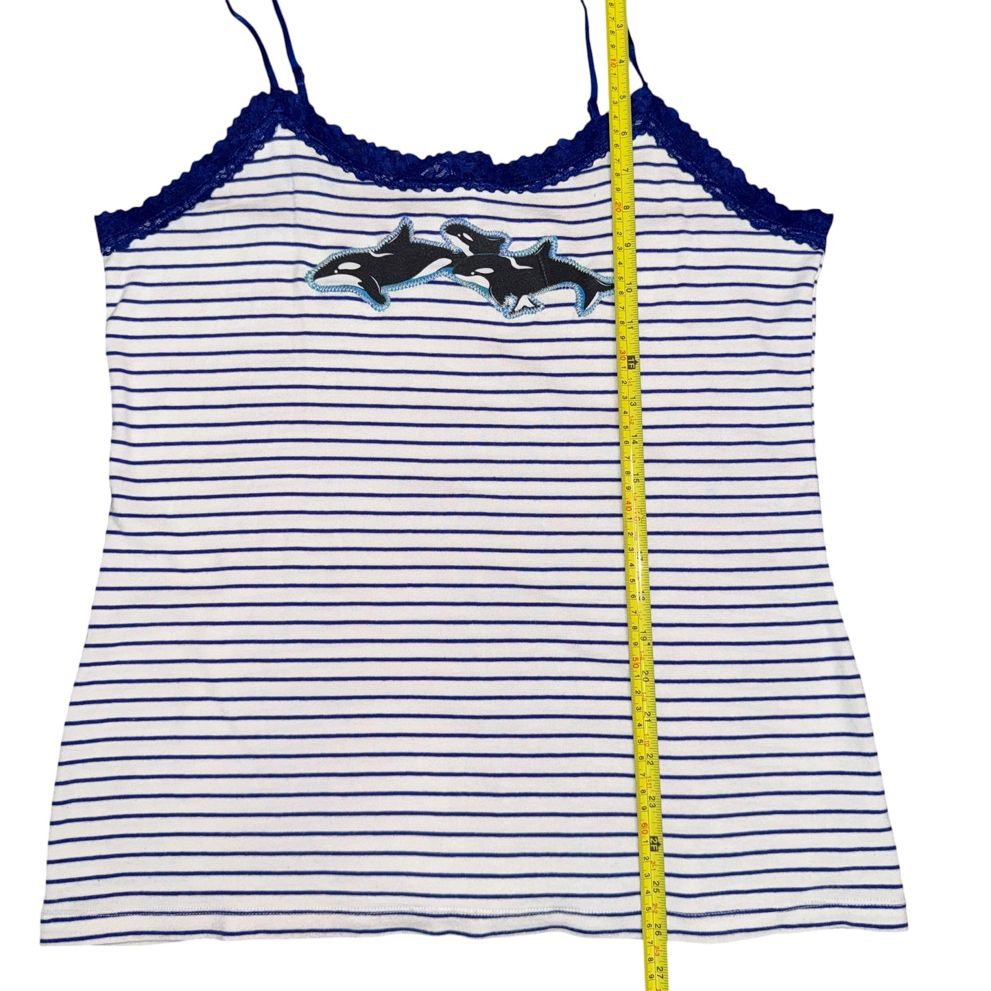 Earthbound - Striped Blue Shamoo Tank (2XL)