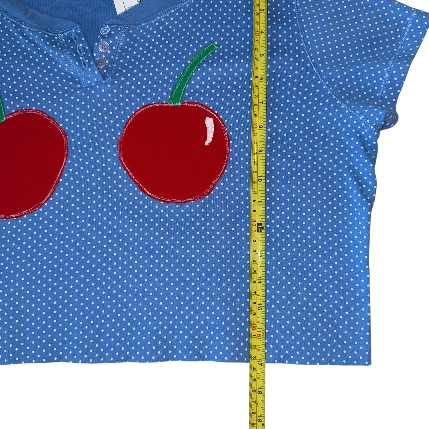 PRIDE - Double Cherry Blue Polka Dot (XL)