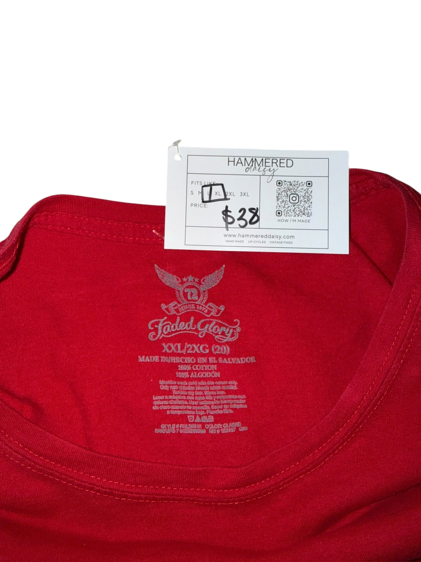 PRIDE-Fruity Red Crop Top (L/XL)