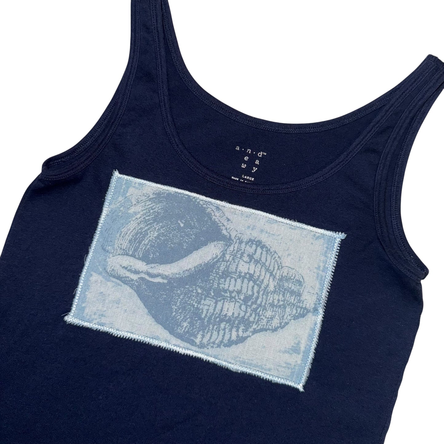 Earthbound - Sea Shell Blue Tank (L)