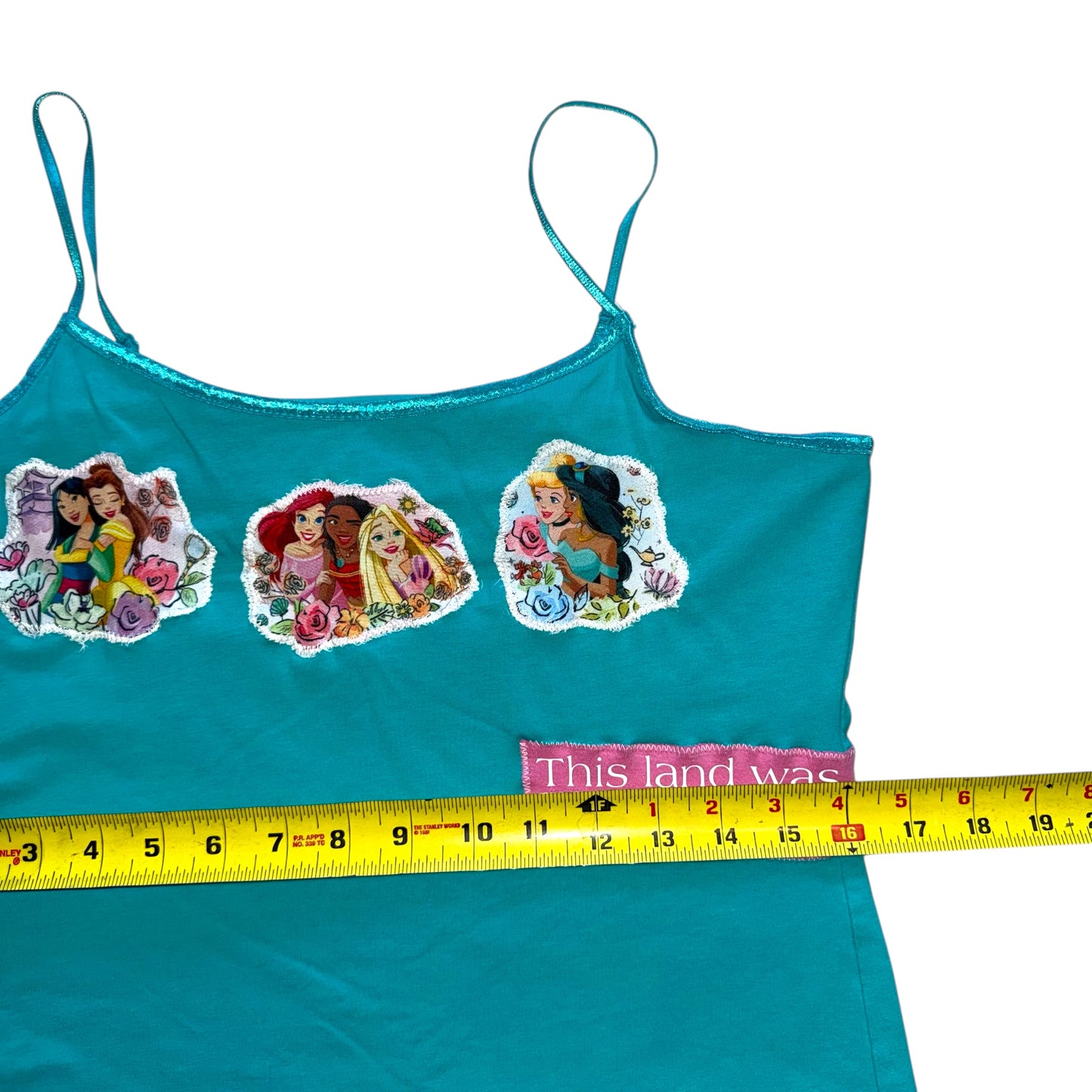 Just a Girl - This Land Aqua Tank (L)