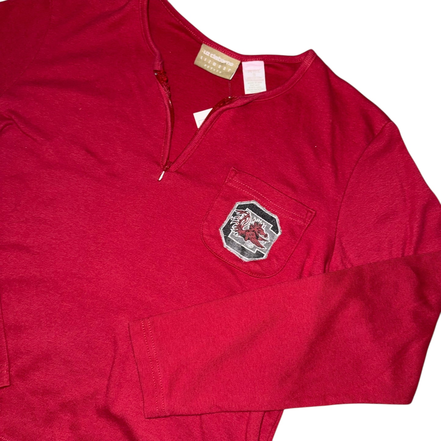 USC South Carolina Upcycled Zip Top (S)