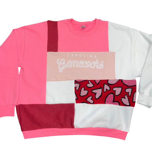 USC South Carolina Lover Color Block Sweatshirt (L/XL)