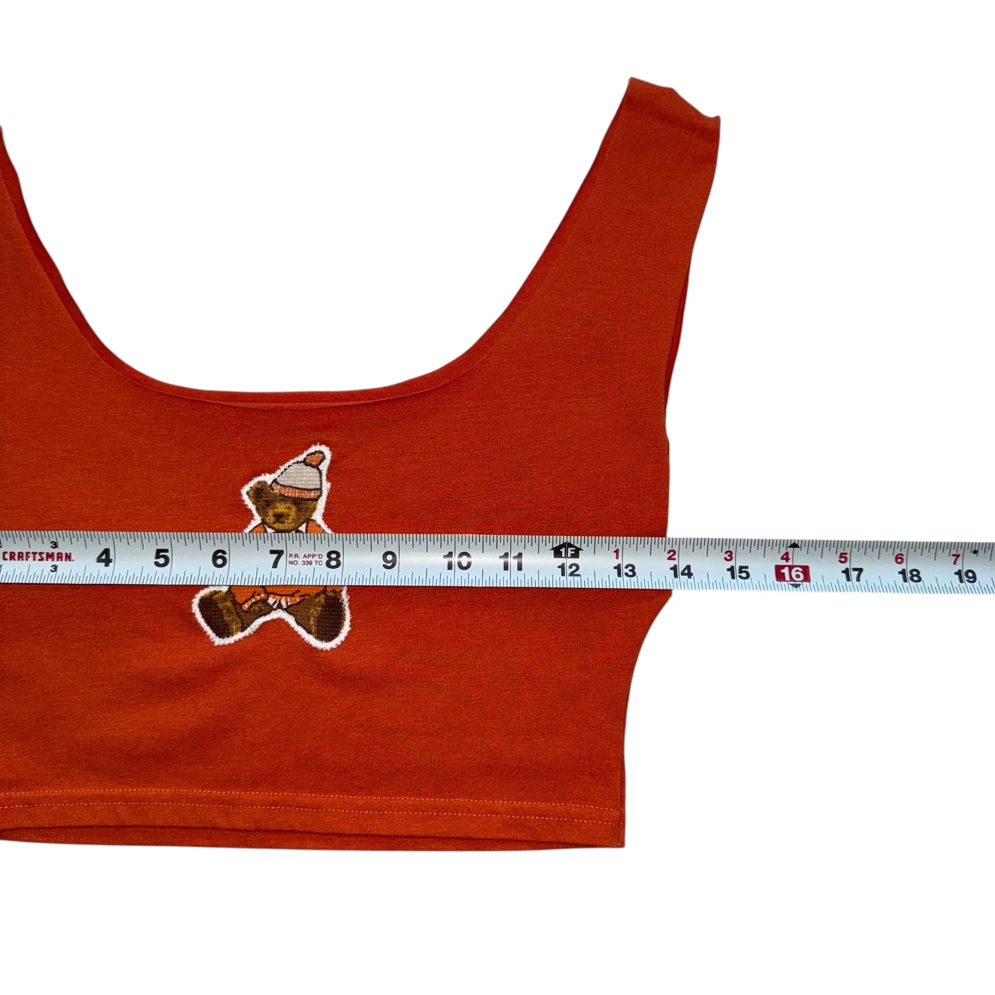 Clemson Upcycled Bear Tank (M)