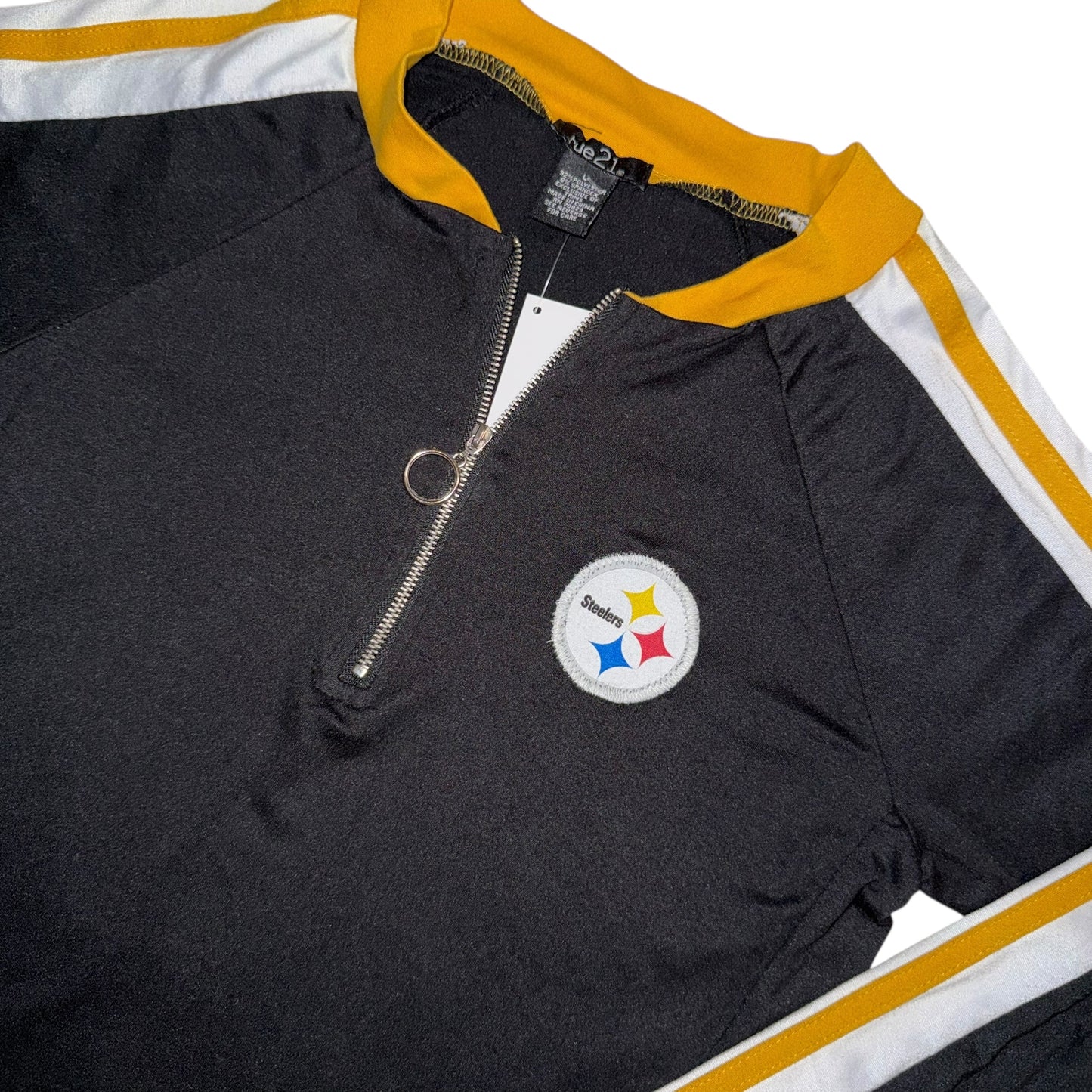 Pittsburgh Steelers Upcycled Zip Top (M/L)
