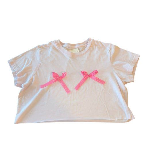 Valentines Double Bow Crop (S)