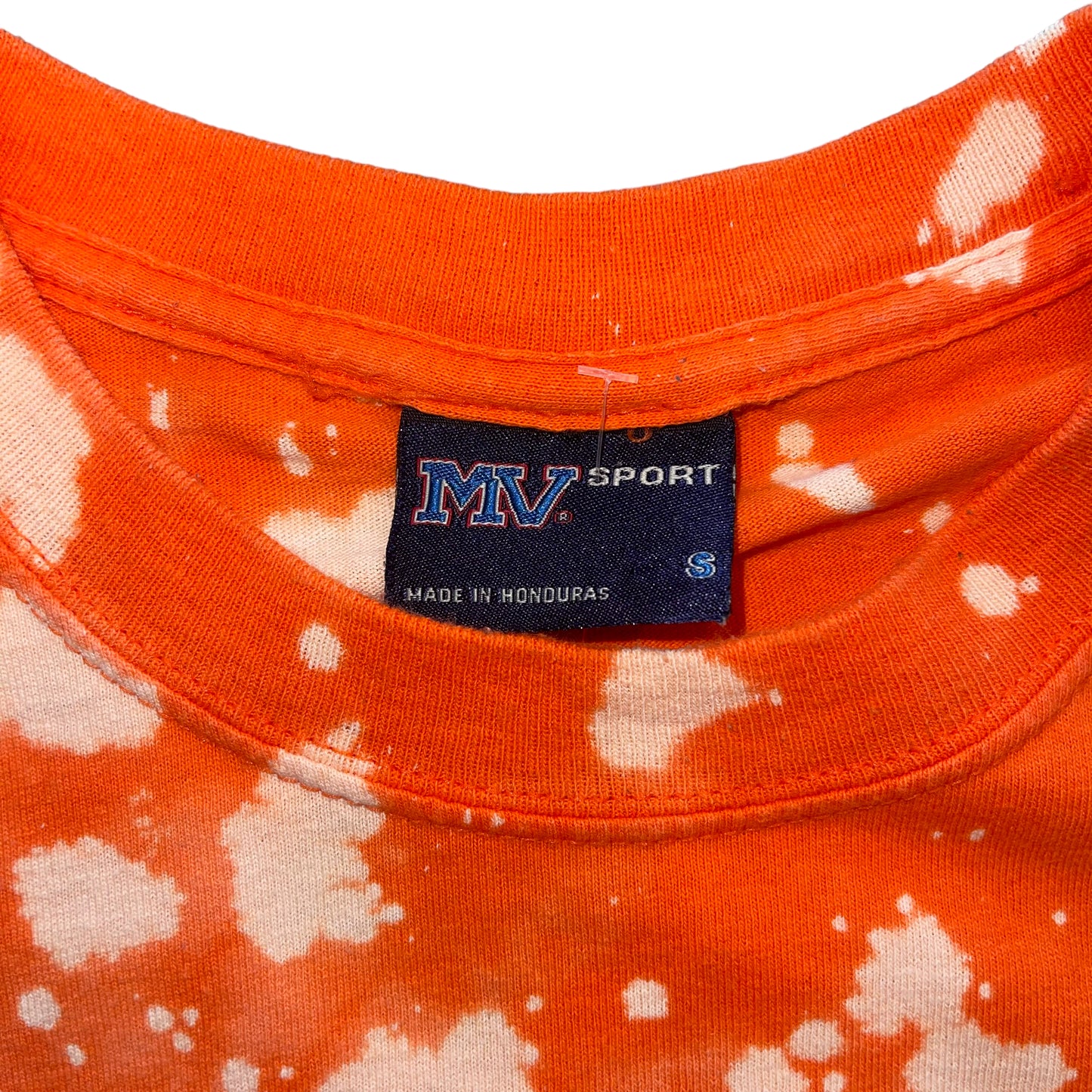 Auburn Bleach Splatter Crop (S)