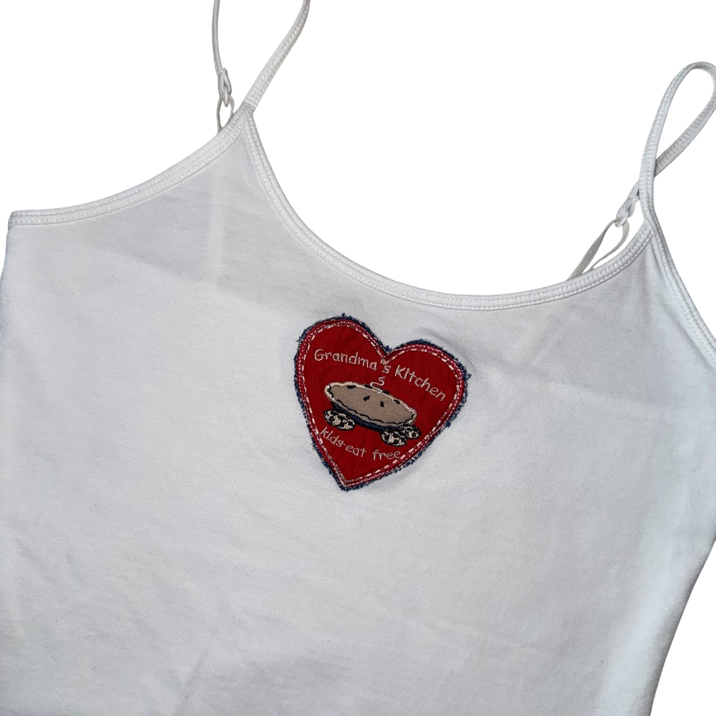 For The Girls, USA - Grandma’s Kitchen White Tank (XS)